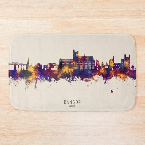 Item preview, Bangor Wales Skyline designed and sold by ArtPrints.