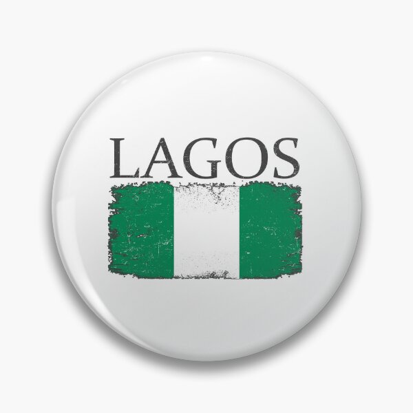 Item preview, Lagos Nigeria Flag Nigeria Tourist Lagos City Tourist designed and sold by farhanhafeez.