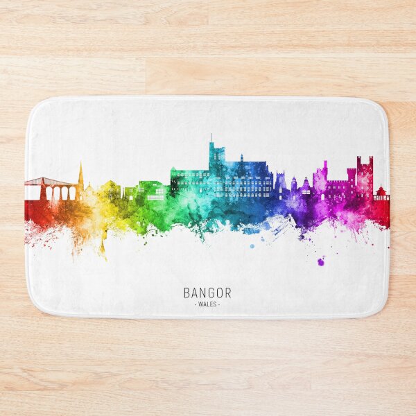 Item preview, Bangor Wales Skyline designed and sold by ArtPrints.