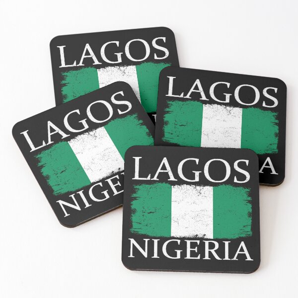 Item preview, Lagos Nigeria Flag Nigeria Tourist Lagos City Tourist designed and sold by farhanhafeez.