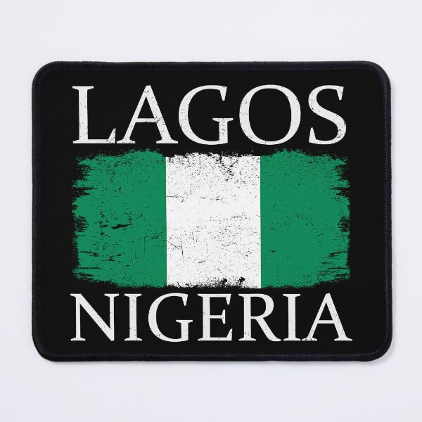 Item preview, Lagos Nigeria Flag Nigeria Tourist Lagos City Tourist designed and sold by farhanhafeez.