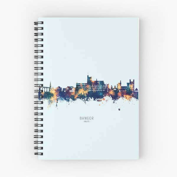 Artikelvorschau, Skyline von Bangor, Wales entworfen und verkauft von ArtPrints.