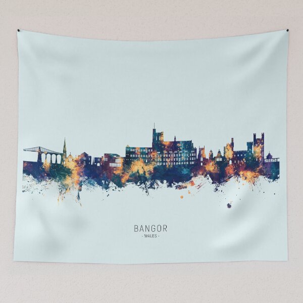 Item preview, Bangor Wales Skyline designed and sold by ArtPrints.