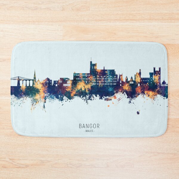 Item preview, Bangor Wales Skyline designed and sold by ArtPrints.