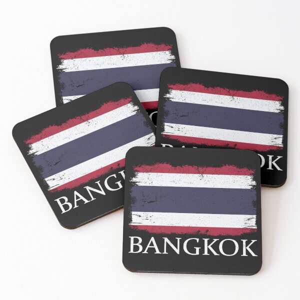 Artikelvorschau, Thailand Flag Bangkok Thailand Tourist Capital Thailand entworfen und verkauft von farhanhafeez.