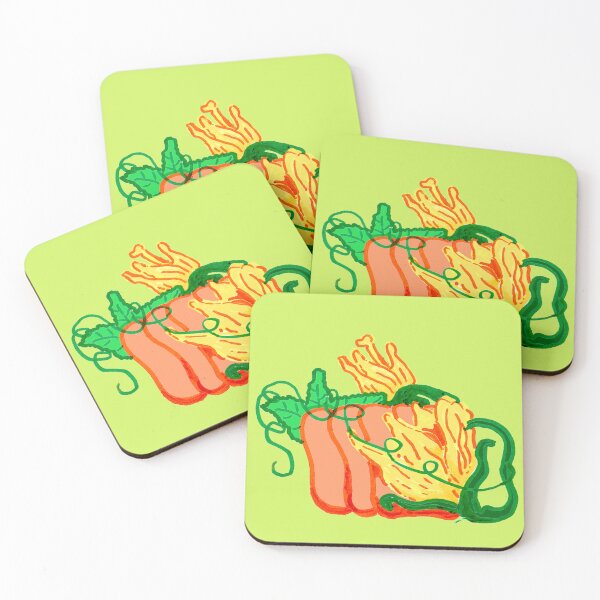 Item preview, Pumpkin Blossom & Fruit designed and sold by hajarsdeco.