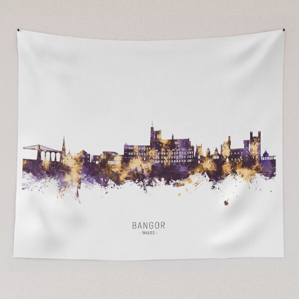Item preview, Bangor Wales Skyline designed and sold by ArtPrints.