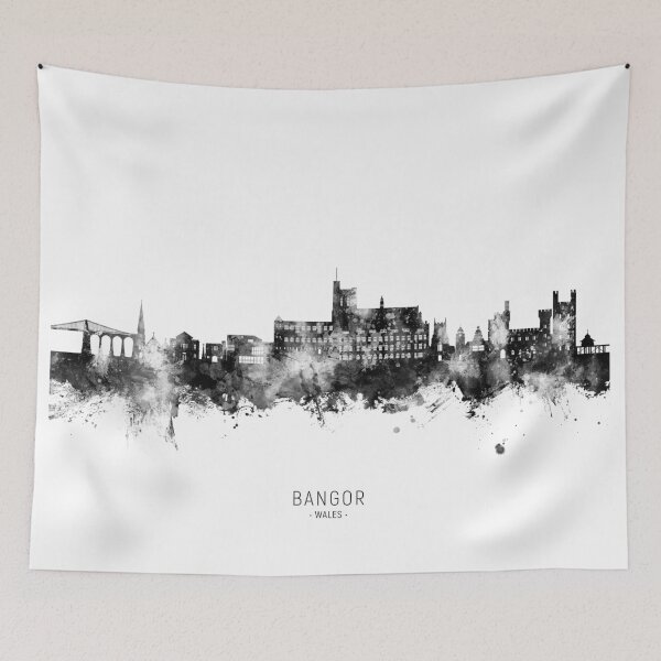 Item preview, Bangor Wales Skyline designed and sold by ArtPrints.