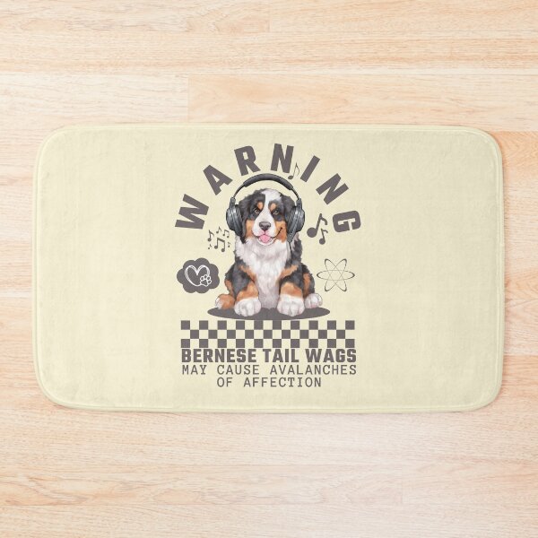 Item preview, Warning : bernese tail wags may cause avalanches of affection designed and sold by Peerless-Prime.