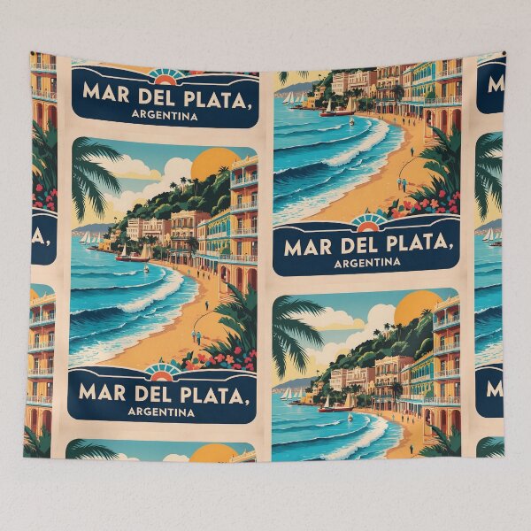 Item preview, Mar del Plata Argentina Vintage Travel Tourism  designed and sold by TravelersGems.