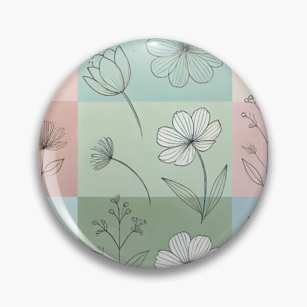 Artikelvorschau, Pastellgitter Botanisches Nahtloses Muster entworfen und verkauft von BillyD-Art.