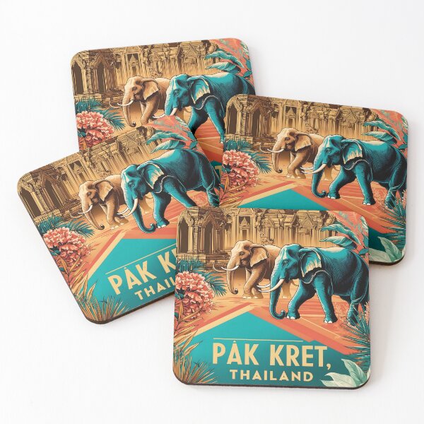 Item preview, Pak Kret Thailand Vintage Travel Tourism  designed and sold by TravelersGems.