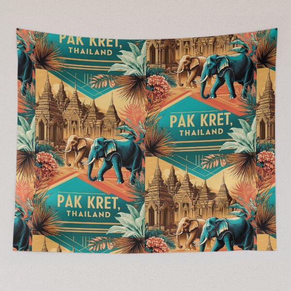Item preview, Pak Kret Thailand Vintage Travel Tourism  designed and sold by TravelersGems.