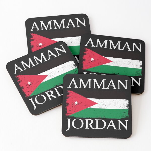 Item preview, Amman Jordan Flag Jordan Tourist Capital Jordan Country designed and sold by farhanhafeez.