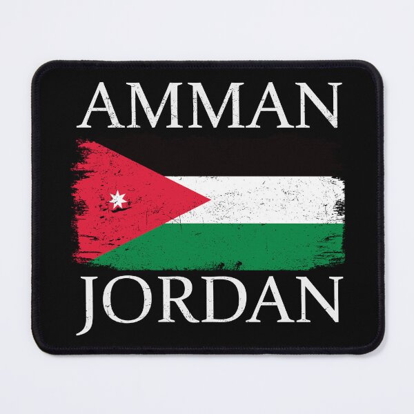 Item preview, Amman Jordan Flag Jordan Tourist Capital Jordan Country designed and sold by farhanhafeez.