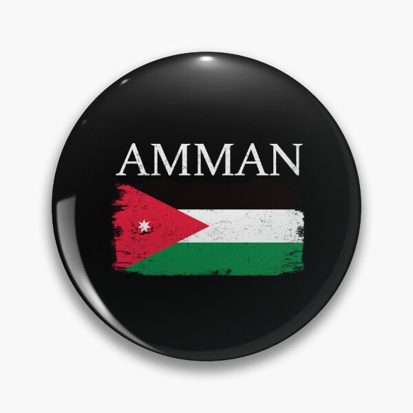 Item preview, Amman Jordan Flag Jordan Tourist Capital Jordan Country designed and sold by farhanhafeez.