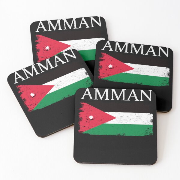 Item preview, Amman Jordan Flag Jordan Tourist Capital Jordan Country designed and sold by farhanhafeez.