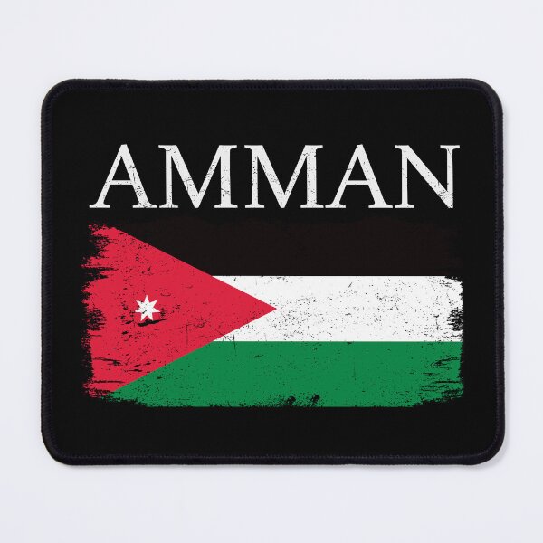 Item preview, Amman Jordan Flag Jordan Tourist Capital Jordan Country designed and sold by farhanhafeez.