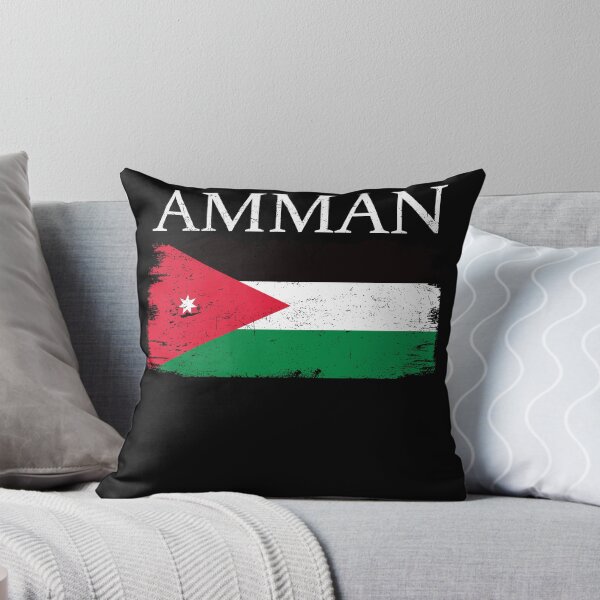 Item preview, Amman Jordan Flag Jordan Tourist Capital Jordan Country designed and sold by farhanhafeez.