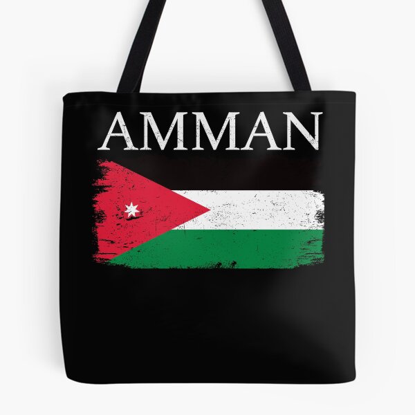 Item preview, Amman Jordan Flag Jordan Tourist Capital Jordan Country designed and sold by farhanhafeez.
