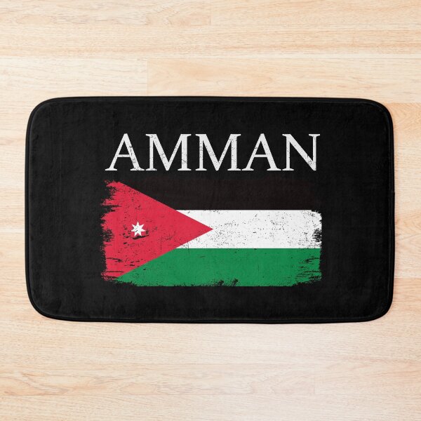 Item preview, Amman Jordan Flag Jordan Tourist Capital Jordan Country designed and sold by farhanhafeez.