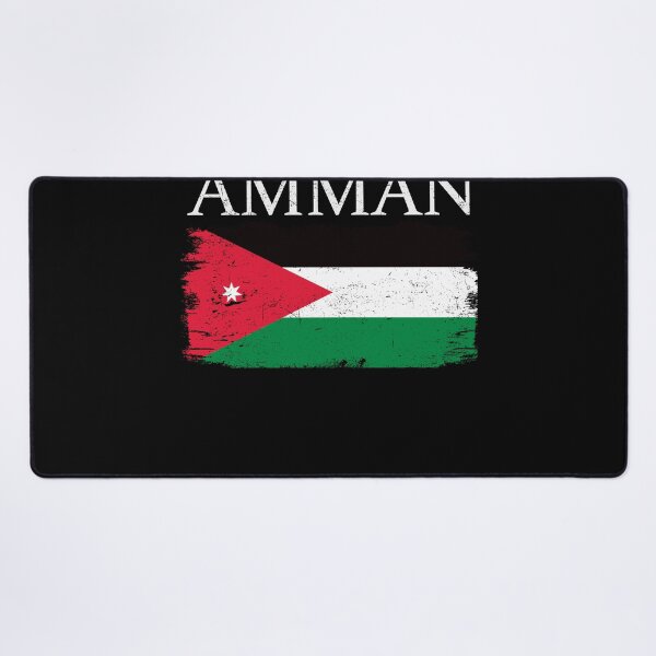 Item preview, Amman Jordan Flag Jordan Tourist Capital Jordan Country designed and sold by farhanhafeez.