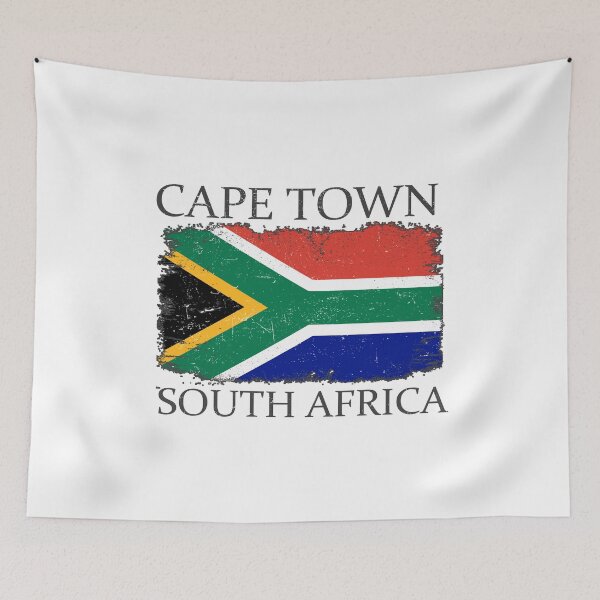 Artikelvorschau, Cape Town South Africa Flag South Africa Country Visitor entworfen und verkauft von farhanhafeez.
