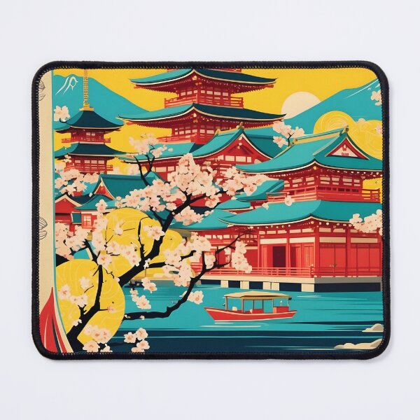 Item preview, Fukuoka Japan Vintage Travel Tourism  designed and sold by TravelersGems.