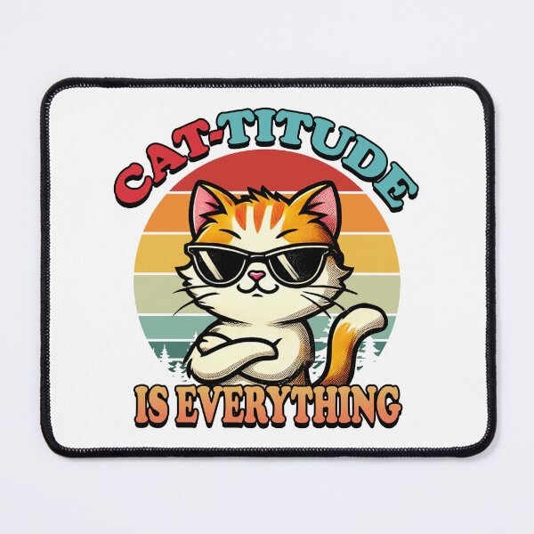 Item preview, Cat-Titude is everything Retro Vintage designed and sold by pinzka.