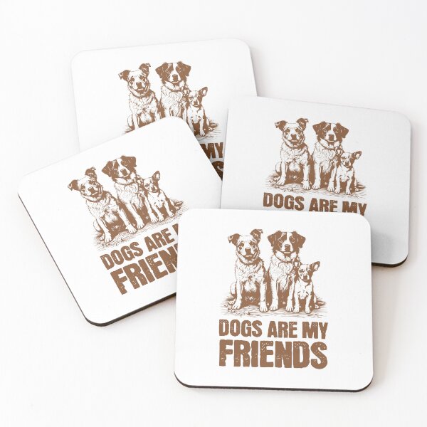 Item preview, Dogs are my Friends designed and sold by musthavewords.