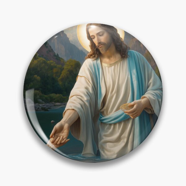 Item preview, JESUS REACHES INTO WATER designed and sold by Obinne.