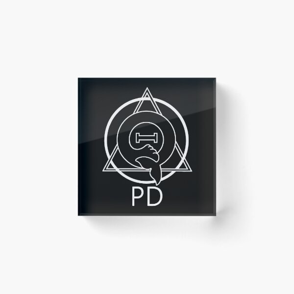 Item preview, PD (ytb) Theta-Delta Therian Symbol WHITE "PD" designed and sold by PD Therian.
