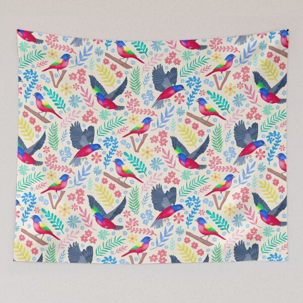 Item preview, Painted Buntings designed and sold by Tangerine-Tane.