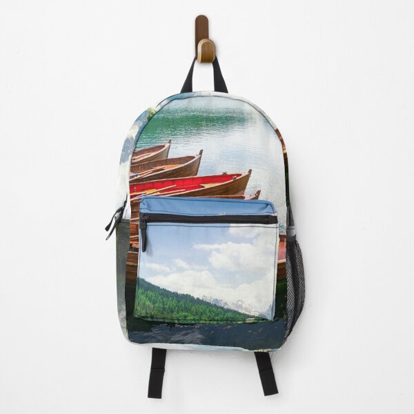 Item preview, Boats on the Lake Misurina and Dolomites mountains. Italy designed and sold by Stefano Orazzini.
