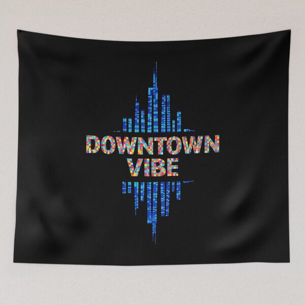Item preview, DOWNTOWN VIBE: City Lights in Neon Colors designed and sold by SplashTastic.