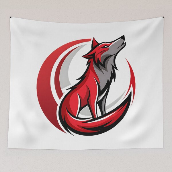 Item preview, red wolf designed and sold by Arextr.