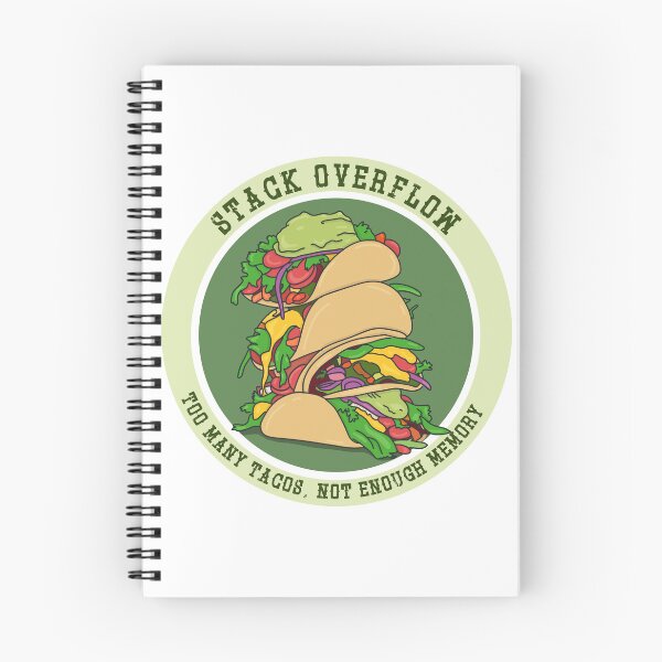 Item preview, Stack overflow - Too many Tacos, Not enough memory designed and sold by Code  Monkeys.