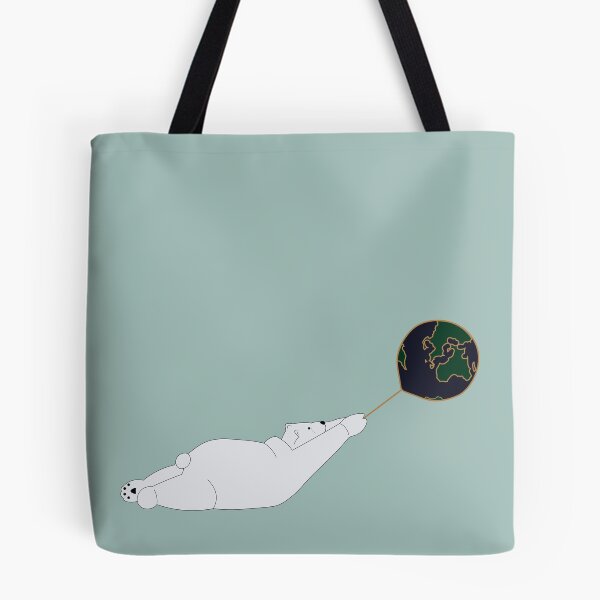 Item preview, A bear with a globe balloon designed and sold by HEERMANArt.