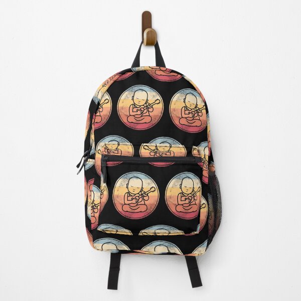 Item preview, Buddha Guitarist - Retro Buddhist Monk Band Guitar Musician designed and sold by propellerhead.