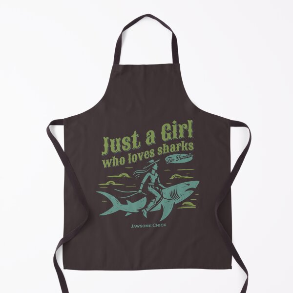 Item preview, Just a Girl who Loves Sharks designed and sold by musthavewords.
