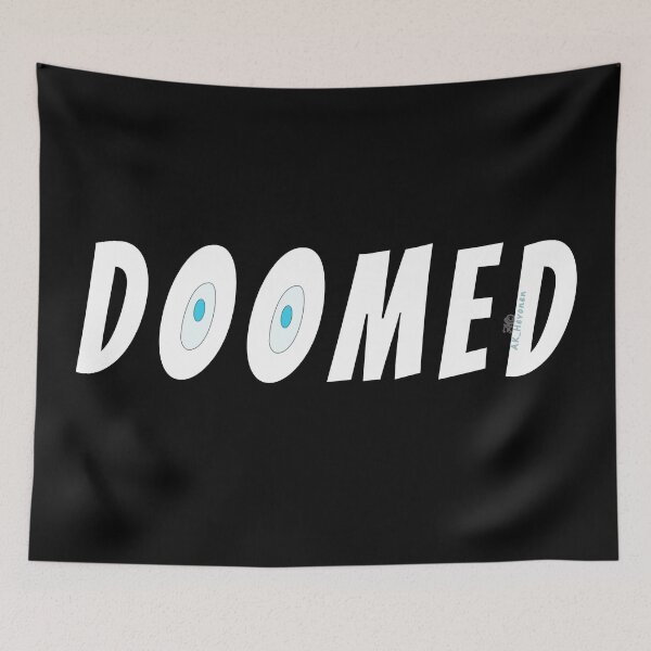 Item preview, Doomed Comic Style Painting designed and sold by AK-Hevonen.