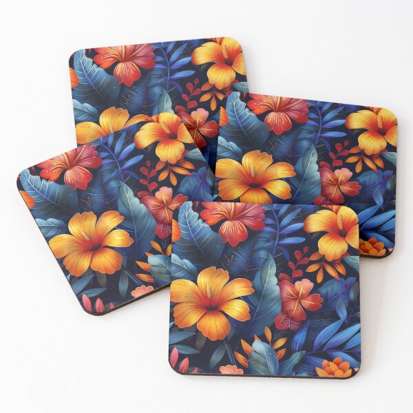Item preview, Tropical Night Blooms designed and sold by IndyindyShop.