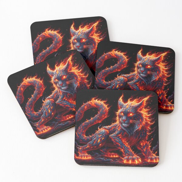 Item preview, Lava Fire Lynx, Ai Generated Art  designed and sold by ACC .