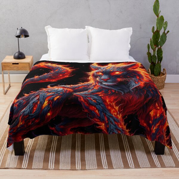 Item preview, Lava Fire Lynx, Ai Generated Art designed and sold by ACC .