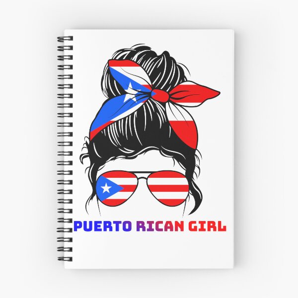 Item preview, Puerto Rican Girl with Messy Hair and Flag Sunglasses designed and sold by UnspokenArtist.