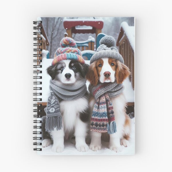 Artikelvorschau, Winterliche Border Collies entworfen und verkauft von Wags & Tails.
