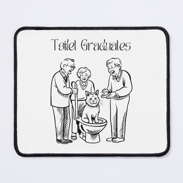 Item preview, Toilet Graduates: The Cat's Out of the Litter Box designed and sold by GorinART.