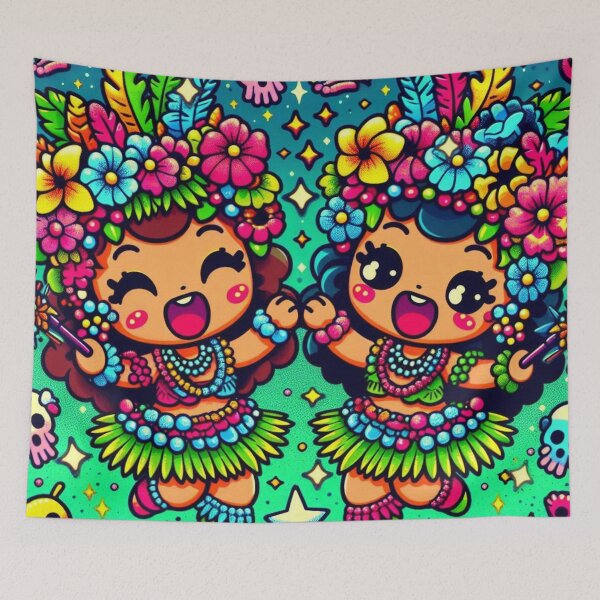 Item preview, Enchanting Hula Kids - 007 designed and sold by sagaofsilence.