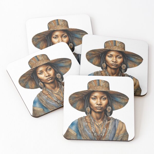 Item preview, African Watercolor Art, African Woman, African Style designed and sold by SRLND.