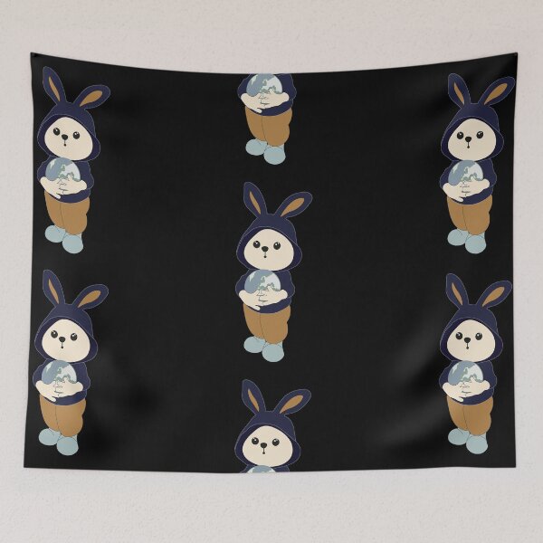 Item preview, Rabbit with the earth in his arms designed and sold by HEERMANArt.